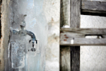 Picture of a frozen tap